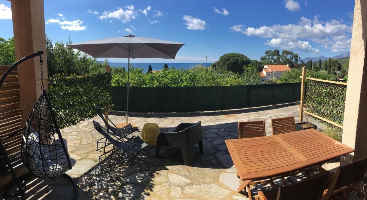 Appartements vue mer Saint-Florent  Buitenkant foto
